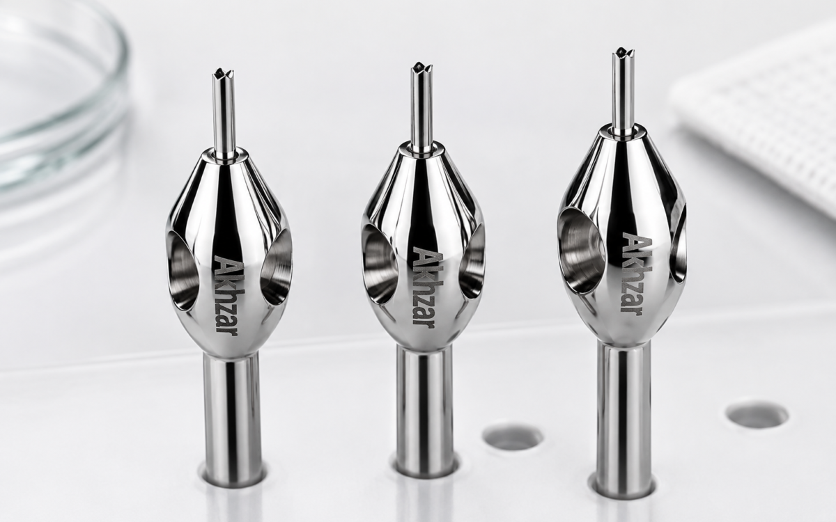 0.8mm 0.9mm and 1.0mm FUE punch size comparison