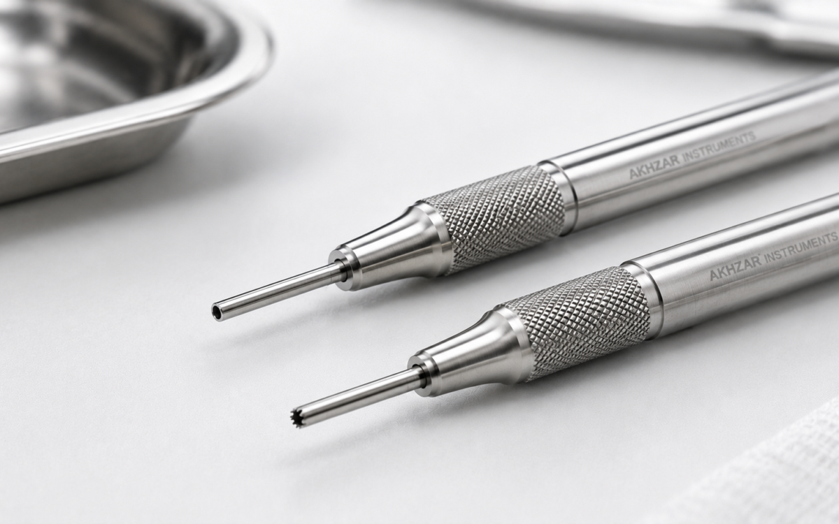 sharp vs serrated FUE punch