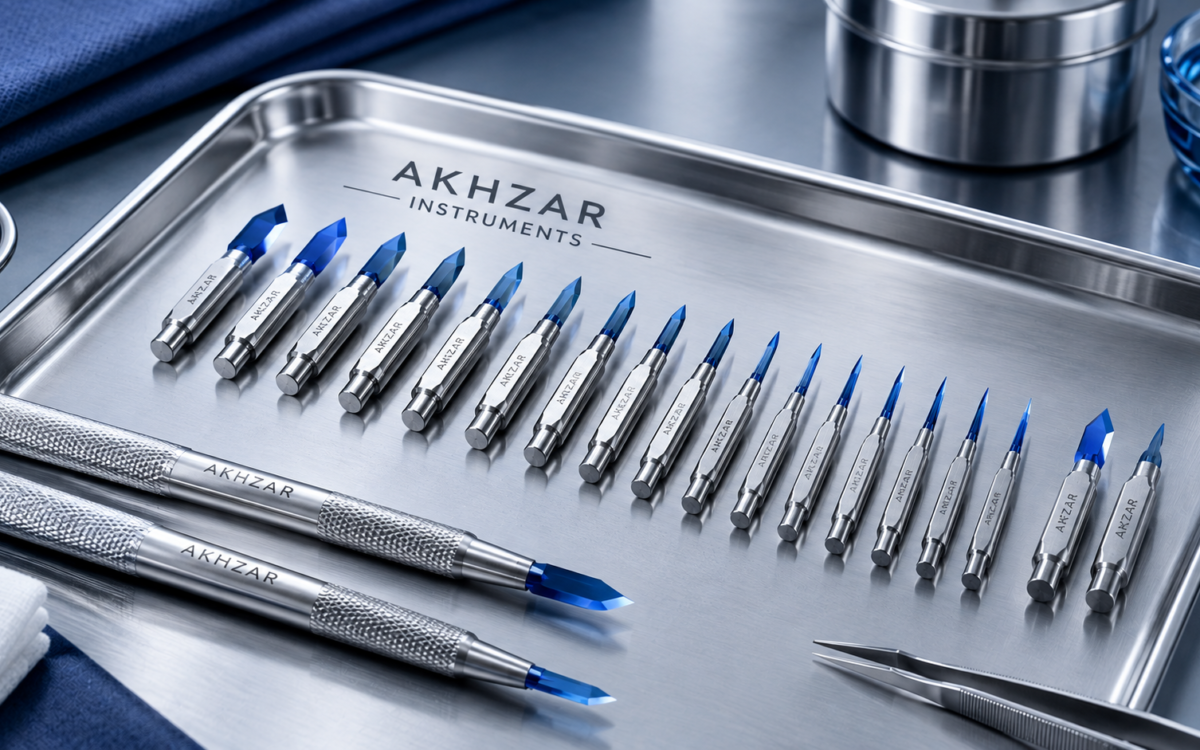 Sapphire blades for hair transplant