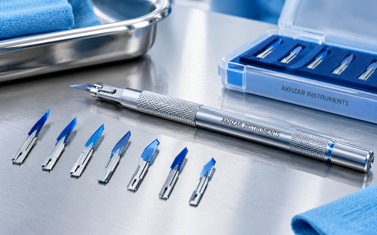 Sapphire blades for hair transplant recipient-site incisions